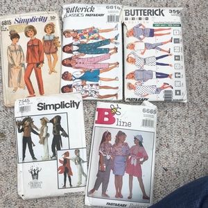 Vintage kids sewing patterns
